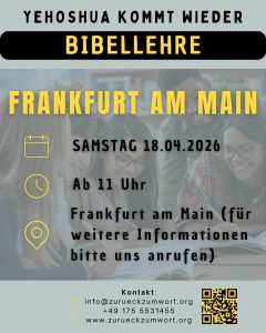 BIBELLEHRE IN FRANKFURT AM MAIN