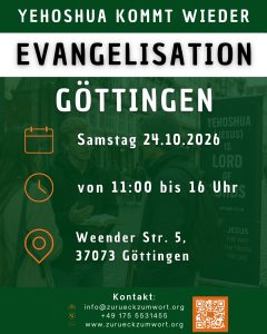 EVANGELISATION IN GÖTTINGEN