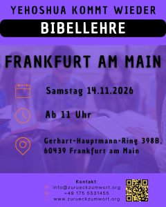 BIBELLEHRE IN FRANKFURT AM MAIN